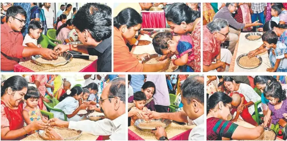 Dinamalar coverage of last year’s Vidhyarambham, photo 4